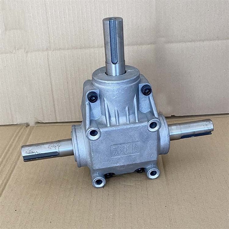 T型1:1直角齿轮减速机4模齿轮箱转向箱换向器90度转角器导向箱
