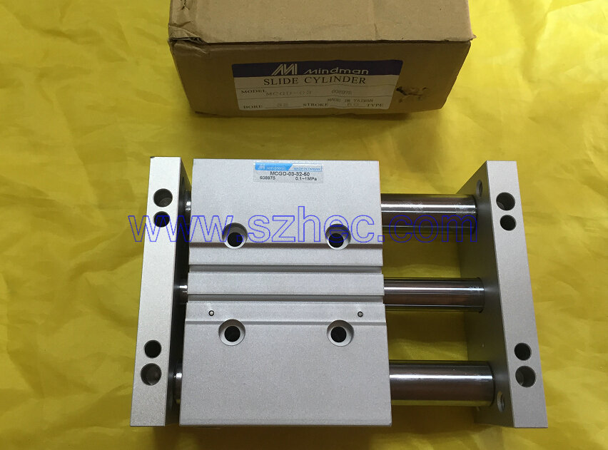 台湾金器 MINDMAN 双导杆缸 MCGD-03-32-50 .