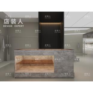 饰品店中岛柜展示柜玻璃柜高级陈列中岛台高端定制展示台流水台