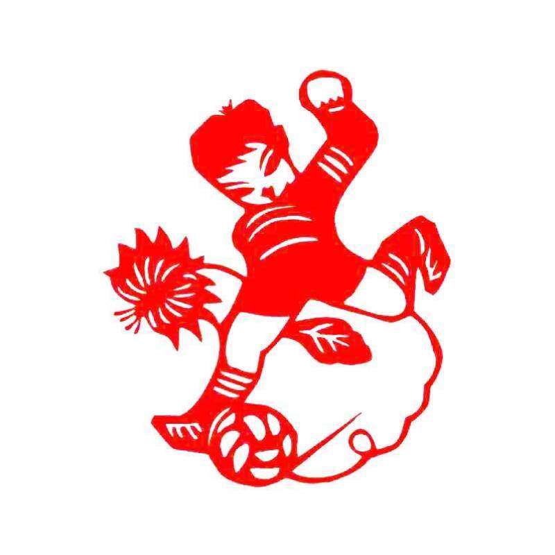 校园文化孩子手工刻纸剪纸主题运动成品底稿刻画读书学校中国风