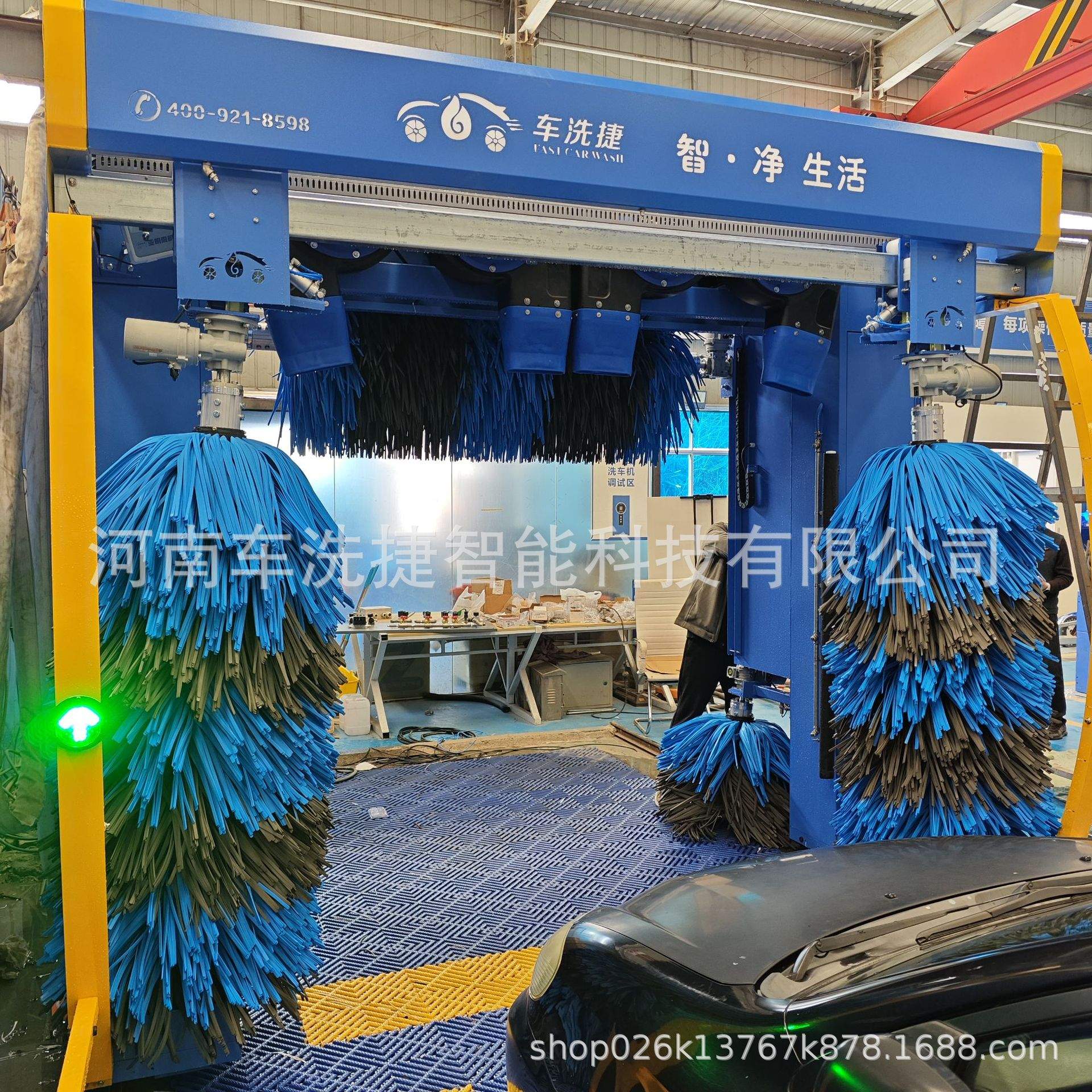 商用全自动洗车设备 智能系统自动匹配清洗模式 无人操作智能洗车