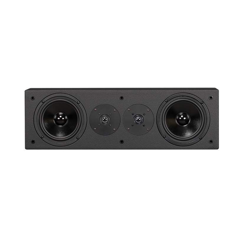 家用hifi音箱家庭影院音响双6寸中置音箱超薄挂壁台式无源音箱