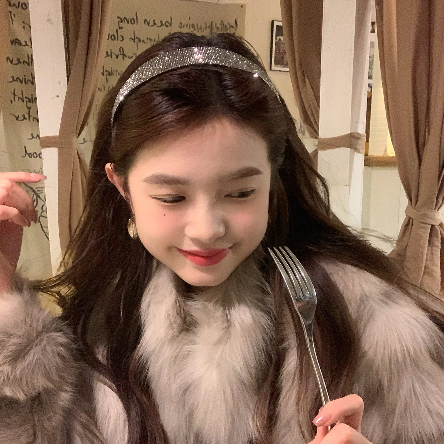 【我的脸很圆】高级感超闪满钻发箍轻奢气质赫本风发箍头箍发饰女