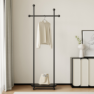 衣帽架2025新款轻奢衣架卧室落地挂衣架家用铁艺高级创意玄关简易