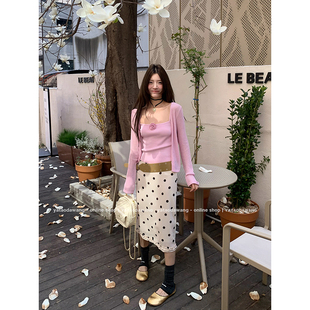 防晒针织超减龄开衫 吊带背心女2025新款 南韩姐姐 牙套大汪