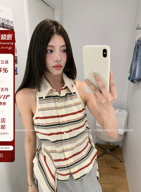 牙套大汪【美式马球】O*Y同款小米买到大质量的快乐谁懂POLO马甲T