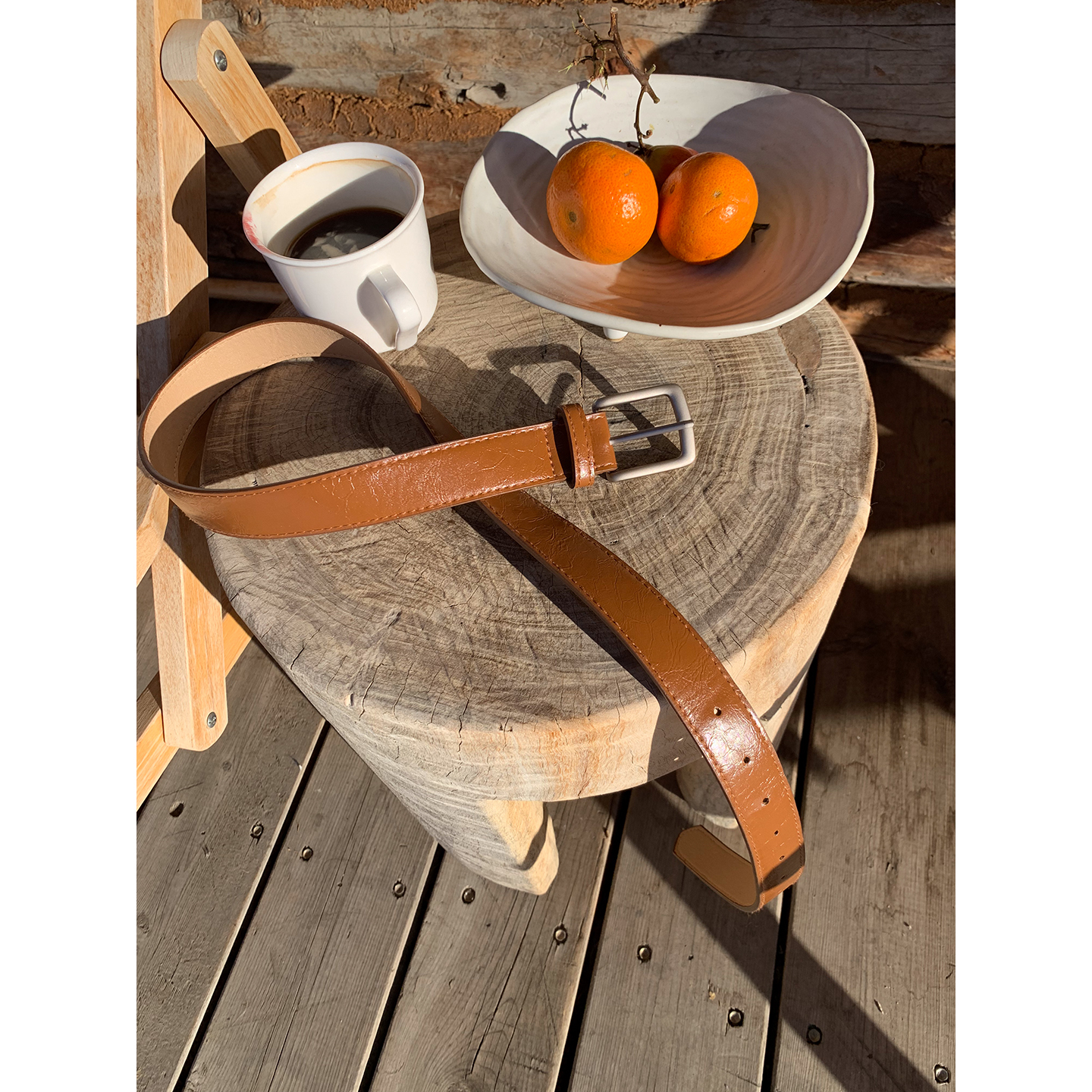 牙套大汪【咖位】装饰针扣腰带设计感小众时尚休闲百搭复古裤带