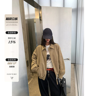 牙套大汪【荷兰日记】今年最爱外套*仿土耳其麂皮绒面哈翻领皮衣