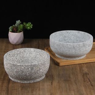 石头防打翻狗碗狗盆猫碗喝水碗狗食盆猫咪大小犬盆宠物用品麦饭石