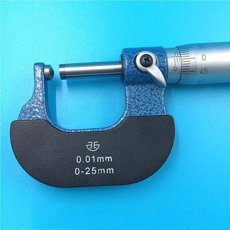 青量圆头壁厚外径千分尺0-25mm球头半圆形千分尺管厚千分尺分厘
