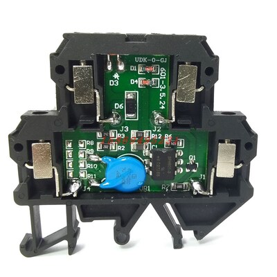 欧式光电耦合接线端子UDK-O 24VDC可代替G6D继电器5-48v抗干扰器