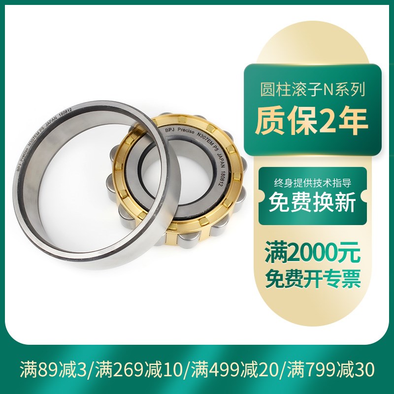 日本BPJ进口轴承 N304EM N305EM N306EM N307EM N308EM C3 P4 P5