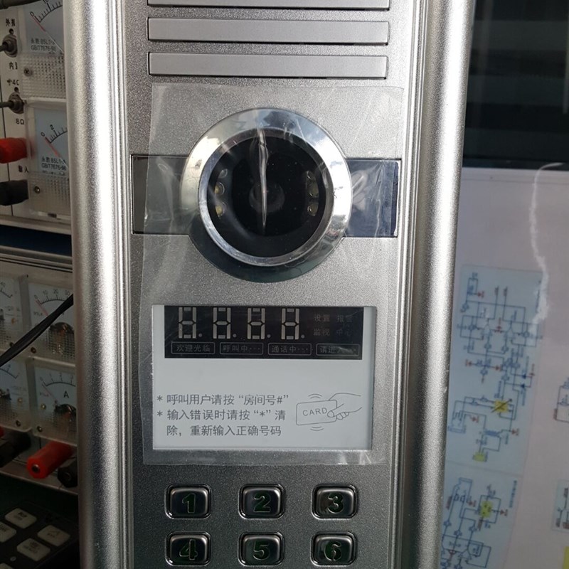 佳乐新款门铃可视对讲分门口机DH1000A 门禁 C6 主板单片机芯片