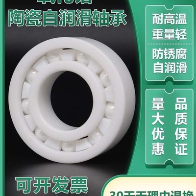 氧化锆陶瓷轴承608 6000 6001 6002 6003 6004 6005 6006ce