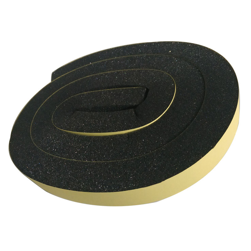 单面自粘型大门缝窗户门底密封条防风防尘防撞汽车工业防水海绵条