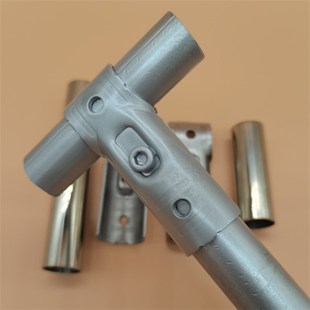 20mm 4分管扣件镀锌管卡扣圆管不锈钢管连接件紧固件大棚配件暖棚