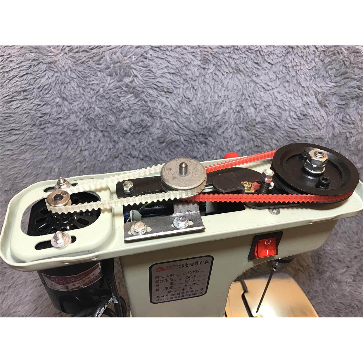 原装 奥威古德云广168电动装订机皮带配件传动带打孔钻头钩针棉线