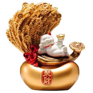 白菜节节高升摆件客厅电视柜招财百财如意家居饰品店铺乔迁开业礼