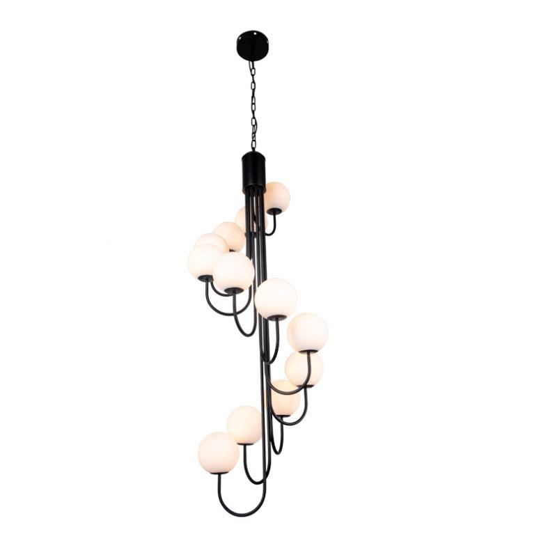 北欧创意楼梯灯长409简吊约o现代复式别墅公寓楼挑高跃层个性lft