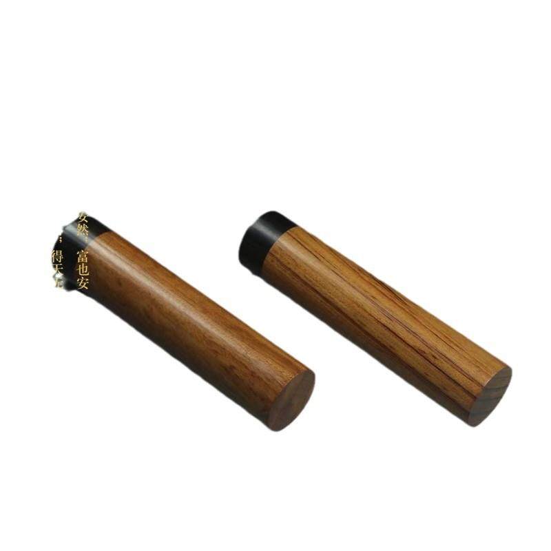 新款酸枝木嵌黑檀木短香筒30克便携带香插线香筒收纳,家居饰品,木雕,淘宝优惠券,粉丝福利购,淘宝优惠卷