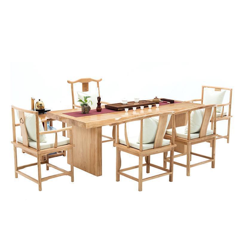 会椅北实木餐家欧用吃饭椅子办公092302桌议室接待椅中式茶椅牛角