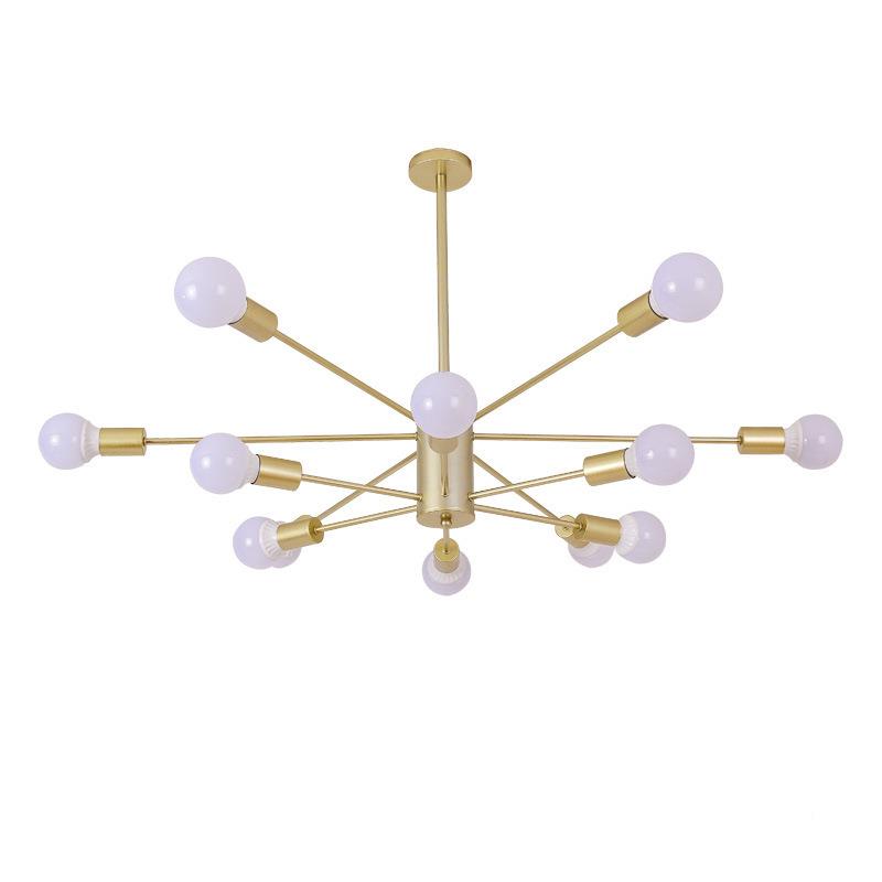 北欧客厅吊灯网个性led分子灯板房办公室灯具外贸出红口卧样室灯