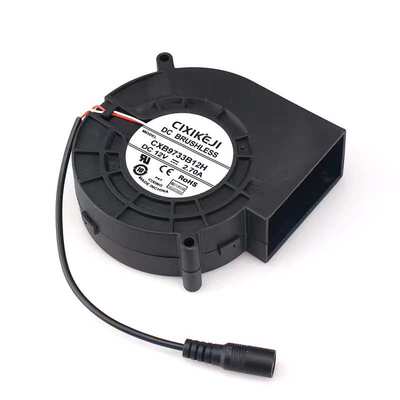 9733鼓风机烧烤炉220V调速室内取暖炉户外废机油炉柴火灶12V风扇