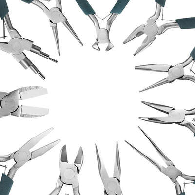 55钢/铬钒钢嘴绕线钳diy钳钳圆剪钳弯工具珠宝高硬度手工尖嘴嘴钳