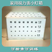 小视力表灯箱家用视力查看知道小巧早便携视力表儿童视力新疆 包邮