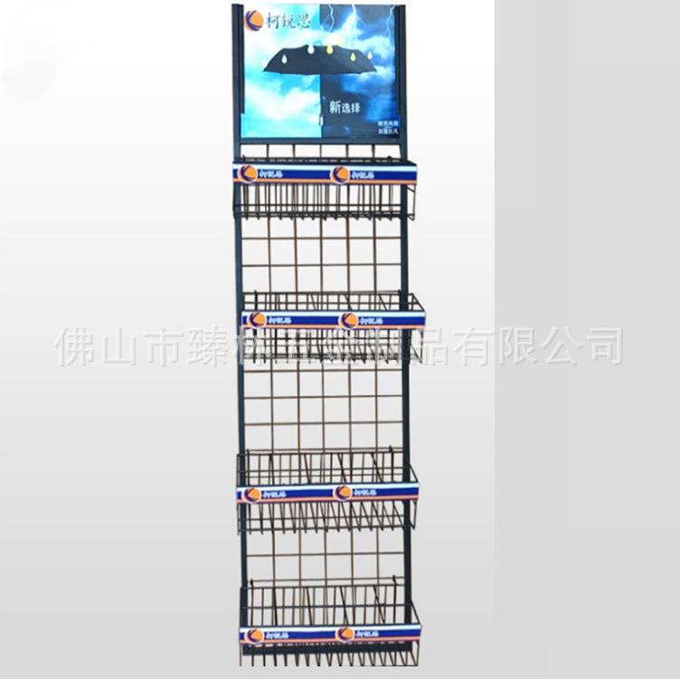 超市便利店食品挂网架可拆装铁线网架促销挂网挂篮网板展示架