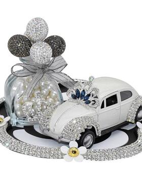 载香品薰持车久轻奢镶钻汽车摆54773件创装饰礼个性网红精意致女