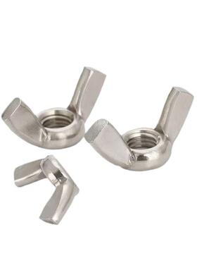 不锈钢30蝶螺母形DIN435蝴蝶螺母M31~M16方翼蝶形螺帽手拧螺母