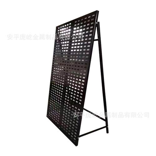冲孔板瓷砖展示架陈列架洞洞板展架样板立式岩板瓷砖展示台样品架