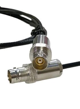 黑色2三同轴Tiaxial-RG316镀r银低噪音BNC母转同轴两BNC公PYP测试