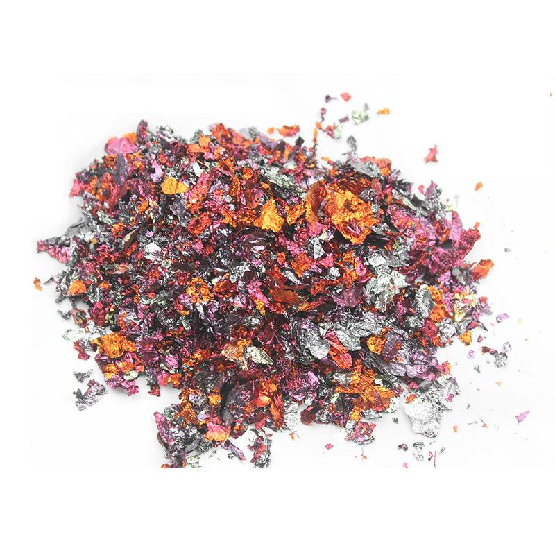 幻彩箔碎片仿金箔花式彩金箔纸美甲装饰工艺美术绘画专用彩箔碎