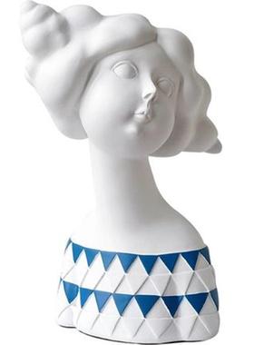 北欧创格意C0305N00女人偶孩树脂摆件客厅电视柜装品辛瑞饰娜