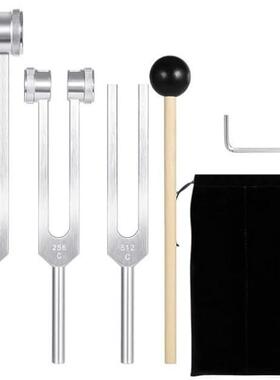 厂家直销音叉三件装128HZ256HZH51套2音Z1122音叉共振叉采耳工具