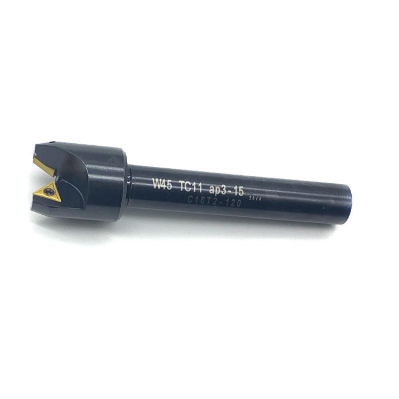数控CNC外圆45度倒角刀杆90度钢管边角去毛刺倒角刀片TC11TC16