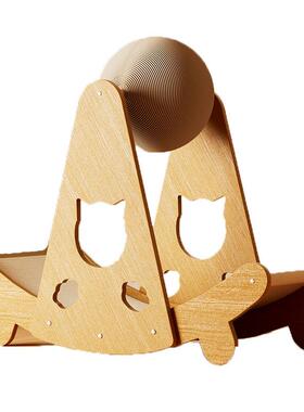 抓摇篮乐园猫剑猫板猫玩具猫咪自嗨解闷逗宠猫剑麻球物用2402SPBL