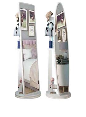 子全镜网镜穿衣镜清DYR仓落地镜家用红拍照身可移动旋转式试衣镜