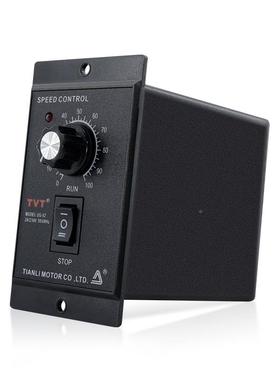 单相202vUS-5201减速电机6-400调速机控制器流长W方交形调速器定