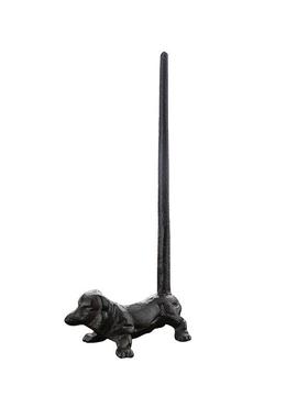 欧式轻奢铁艺站狗餐巾架铸铁工艺品摆件创意家居装饰摆件餐厅酒店