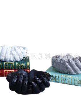 创意手掌型桌面插花盆公司前台样板间家居情侣送礼花艺绿植摆件