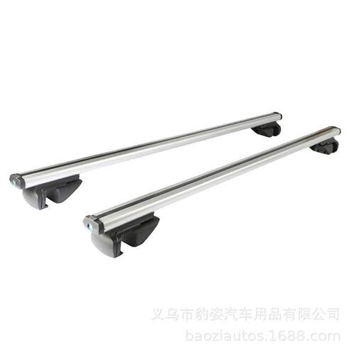 分离纵杆汽车车顶行李架横杆铝合金车载行李箱旅行筐架货带锁载重