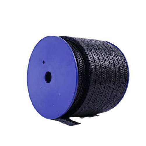 黑四氟盘根黑色聚四氟乙烯盘根ptfe盘根含油四氟盘根厂家现货供应