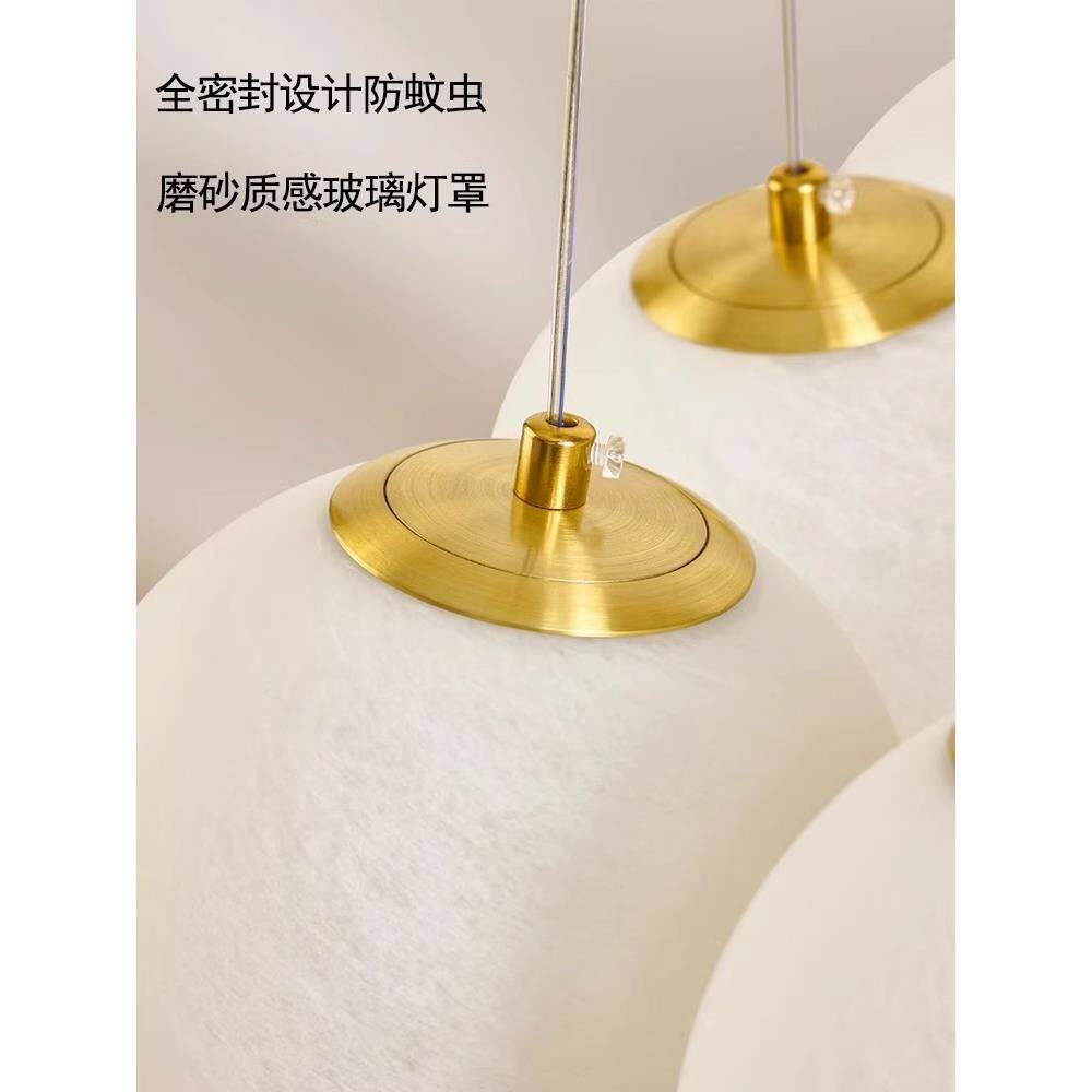 月球灯星球泡泡球客厅吊灯法式奶油风浪漫网红主卧室儿童房间灯