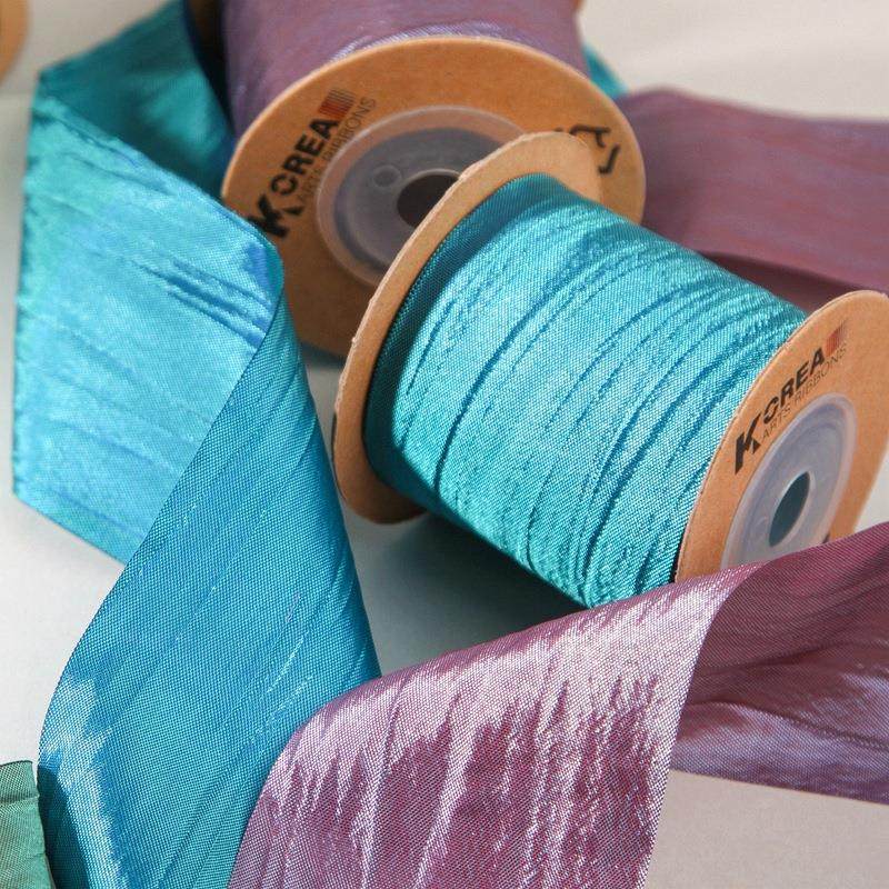 皱皱幻彩带DIY蝴蝶结发饰手捧花礼品包装欧根纱带珠光变色褶皱带,纺织面料/辅料/配套,织带/丝带/缎带,淘宝优惠券,粉丝福利购,淘宝优惠卷