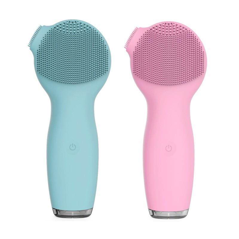 热卖便携手持电动硅胶洗脸刷洁面仪毛孔清洁按摩超声波洗面仪