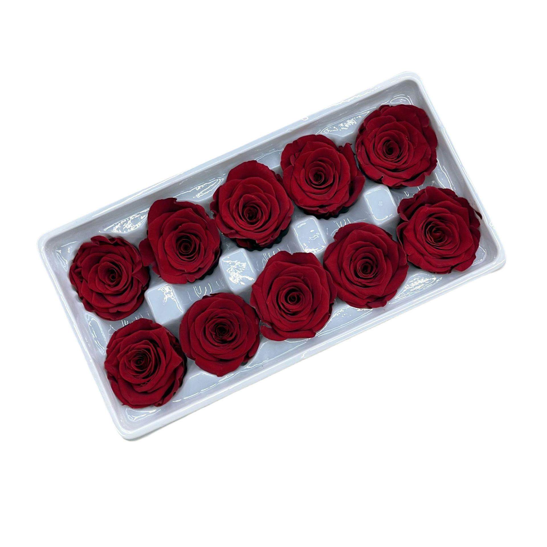 厂家直销七夕保鲜玫瑰花头4厘米A级10朵装DIY永生花材,家居饰品,餐桌花艺,淘宝优惠券,粉丝福利购,淘宝优惠卷