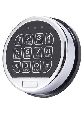 D-122KPF触摸屏圆形智能锁保险箱更衣柜电子密码锁文件柜密码锁